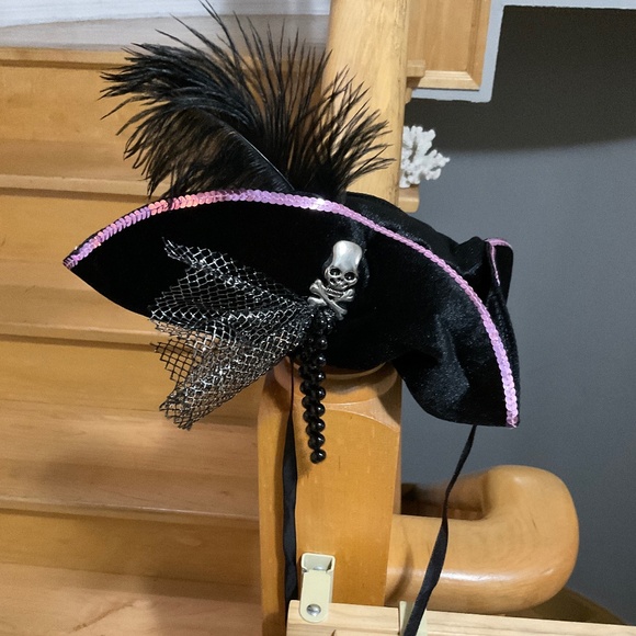 Girls Pirate Costume pink/black - Picture 3 of 3